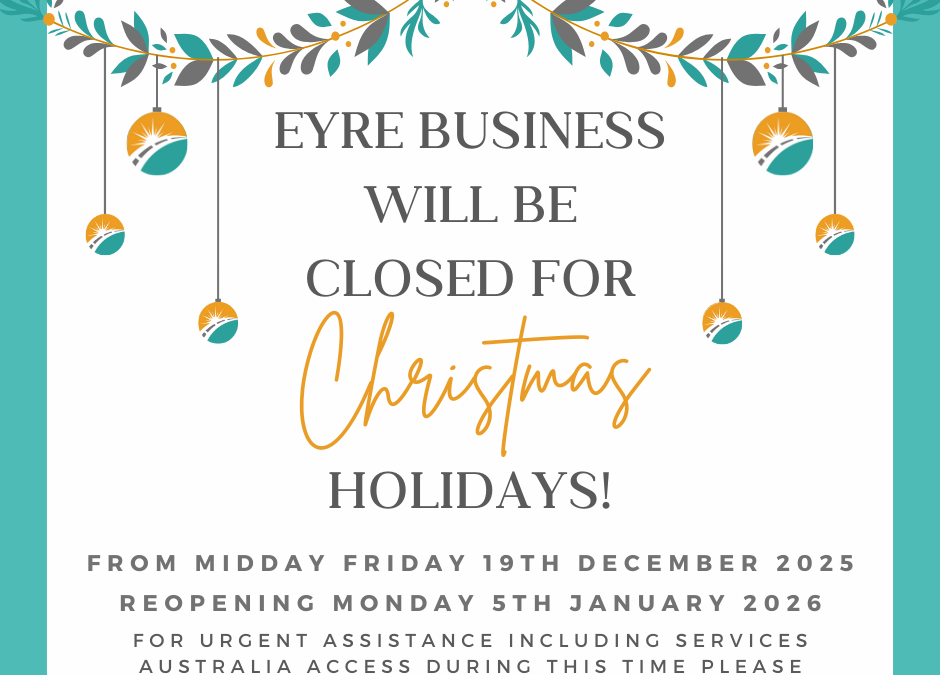 Christmas Closure Announcements 2025